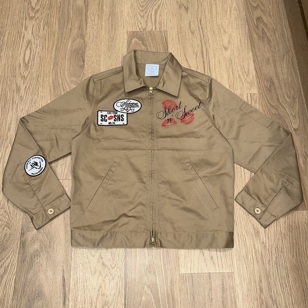 Sabrina Carpenter Short n Sweet Tour 2024 VIP Concert Jacket with Patches Small